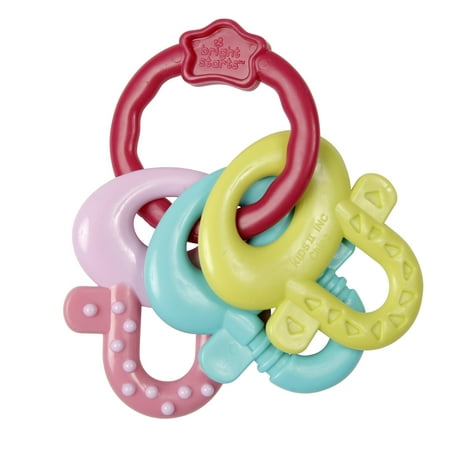 Bright Starts License To Drool Teether Keys, Pretty in Pink