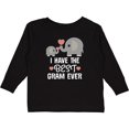 thumbnail image 3 of Inktastic Best Gram Ever Grandchild Gift Boys or Girls Long Sleeve Toddler T-Shirt, 3 of 5