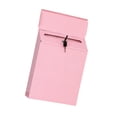 thumbnail image 4 of Buzón de pared montado en la pared, color rosa, decorativo, de gran capacidad, fácil de usar, soporte para periódicos, para puerta delantera, 4 of 8