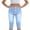 Light Blue, variant on Admvng Faux Denim Capris for Women High Waist Stretchy Cropped Workout Pants