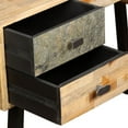thumbnail image 5 of vidaXL Writing Desk Solid Reclaimed Teak 110x50x76 cm, 5 of 5