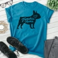thumbnail image 2 of Frenchie Mama T-shirt, Unisex Women's Shirt, French Bulldog Owner, Best Dog Mom Gift, Heather Blue, 3X-Large, 2 of 6