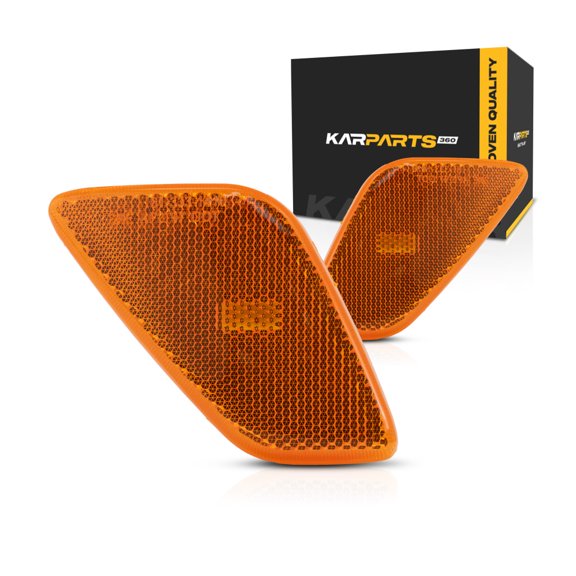 CarLights360: For Jeep Wrangler Side Marker Light 2005 2006 Driver and Passenger Side | Pair | CH2550120 CH2551120