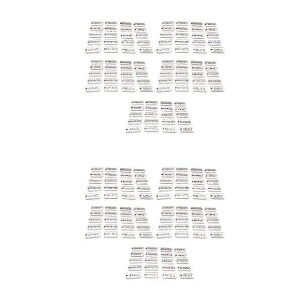 Qarigey Llavero Exquisito DIY Charm Decor Craft Accesorio Hacer Ornamento Colgante para Artesanías Plata 100 Piezas Plata 100 Stück 2piezas Qarigey CBP351639