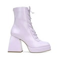 thumbnail image 2 of Circus by Sam Edelman Womens Kia Patent Leather Platform Mid-Calf Boots, 2 of 3