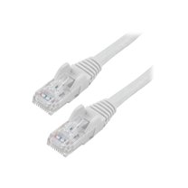 StarTech 25ft CAT6 Ethernet Cable - White CAT 6 Gigabit Ethernet Wire -250Mhz 100W PoE RJ45 UTP Network Patch Cord Snagless with Strain Relief (N6PATCH25WH)