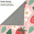 thumbnail image 6 of XMXT Microfiber Drying Mat, Cute Flower Strawberry Absorbent Dish Drying Mats for Kitchen Dishes Rack Pad, 16 x 18 inches, 6 of 9