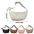 thumbnail image 3 of Multi Purpose Nylon Shoulder Bag For Women Crossbody Purse Great For School Travel And Casual Sport Outfits brown, 3 of 4