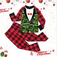 thumbnail image 1 of Pijamas de Navidad a juego para la familia, camisas y pantalones de 2 piezas, talla grande, hombres y mujeres, 1 of 4