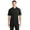 Black, variant on Men's Stretch Flat Knit Collar Polo Shirt