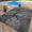 Black/Gray, variant on Funslane Outdoor Rug 8' x 10', Waterproof Plastic Straw Mat, Foldable & Reversible, Indoor Outdoor Rugs for Patio, Deck, RV, Beach, Picnic, Black/Brown