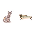 thumbnail image 1 of Escultura De Gato, Adorno Artesanal Para Chimenea Y Sofá Cama En Miniatura De Madera, Ideal Para Habitaciones De Casas De Muñecas A Escala 1/12., 1 of 8