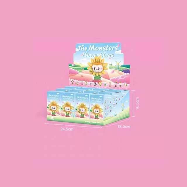 2025 POP MART LABUBU The Monsters Flower Elves Series Caja ciega Juguetes Figura de acción de anime Caixa Caja misteriosa Muñeca Regalo para niñas