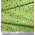 thumbnail image 2 of Soimoi Rayon Fabric Dot & Triangle Geometric Decor Fabric Printed Yard 56 Inch Wide, 2 of 3
