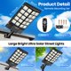thumbnail image 4 of Farolas solares JWT 16, grandes, 6000 lúmenes, impermeables, paquete de 2, 4 of 7