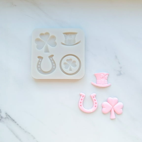 ST. PATRICKS DAY THEME BAKING MOLD FOR CUPCAKES, CAKEPOPS, CHOCOLATE STRAWBERRIES, PRETZELS & RICE KRISPIES