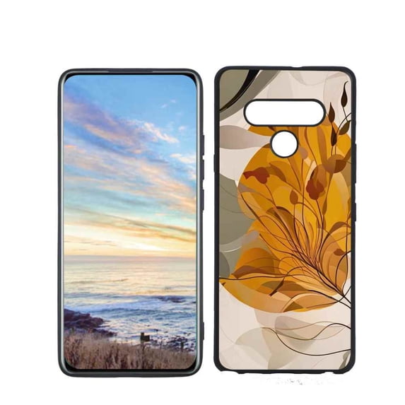 Abstract-floral-art-2 Phone Case, Degined for LG Stylo 6 Case Men Women, Flexible Silicone Shockproof Case for LG Stylo 6