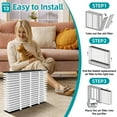 thumbnail image 6 of 4-Pack 213 air filter replacement Compatible with aprilaire 213 replacement filter-Merv 13 Air Purifiers,Whole House Models 1210， 1620， 2120， 2200， 2210， 2216， 3210， 4200， Size:20x25x4, 6 of 7
