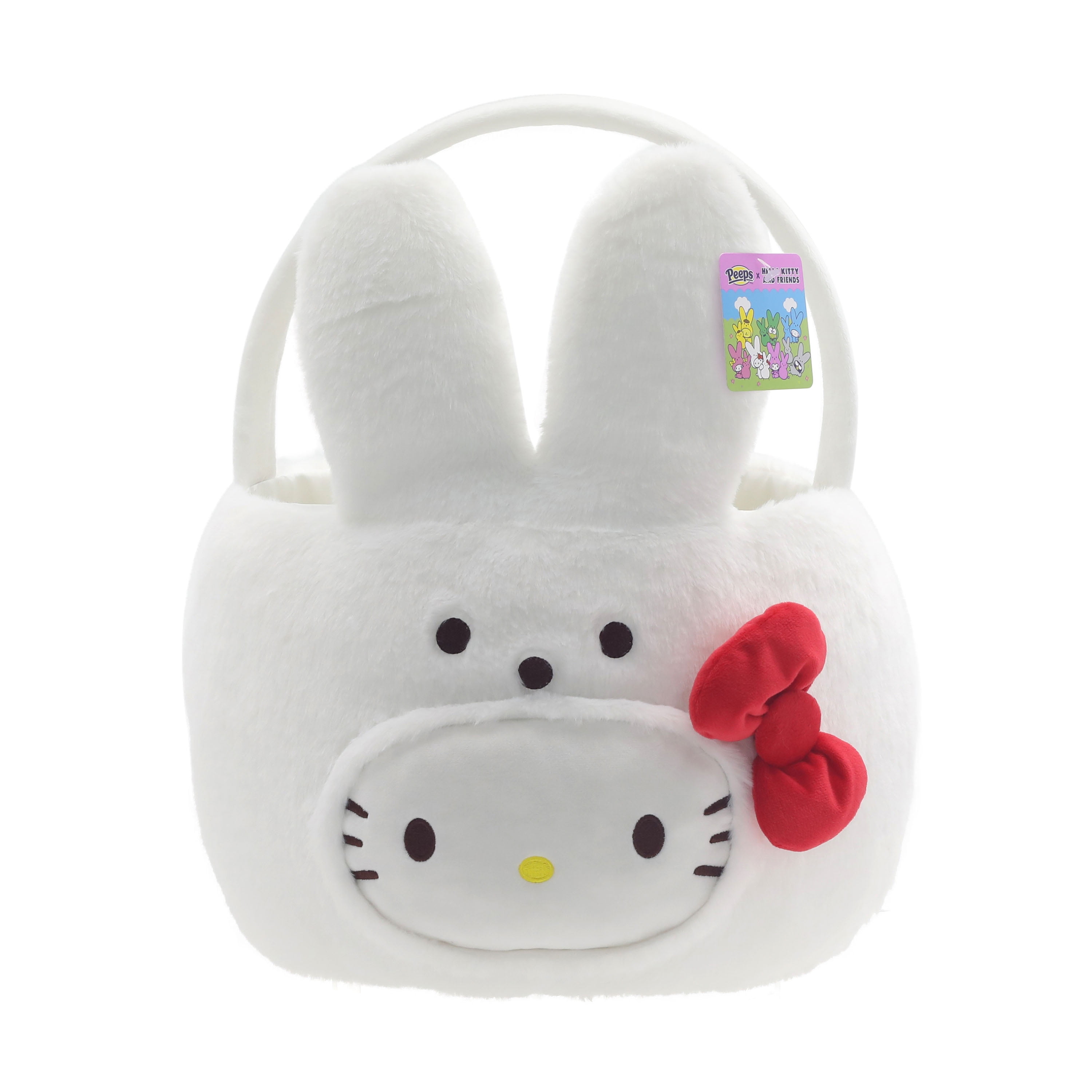 Peeps White Bunny x Sanrio® Hello Kitty® Plush Easter Basket