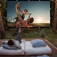 thumbnail image 3 of 84 inch Foldable Portable Projector Portable Projection Screen Projection Screen Cloth Outdoor Projector Movies Screen, 3 of 9