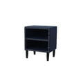 thumbnail image 3 of Table de Chevet Zane aux Accents Clous Bleu Nuit, 3 of 6