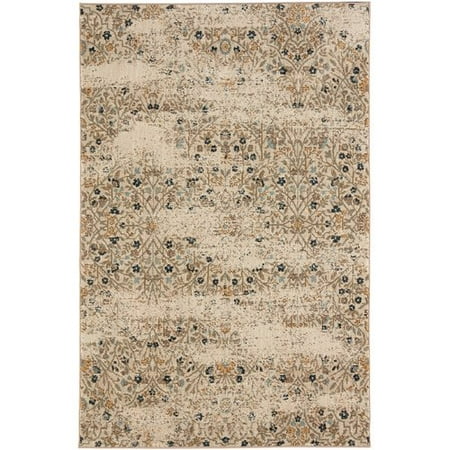 Capel Bronze Rug - Karastan Touchstone Eme Bronze Silk White/Rug Area Rug