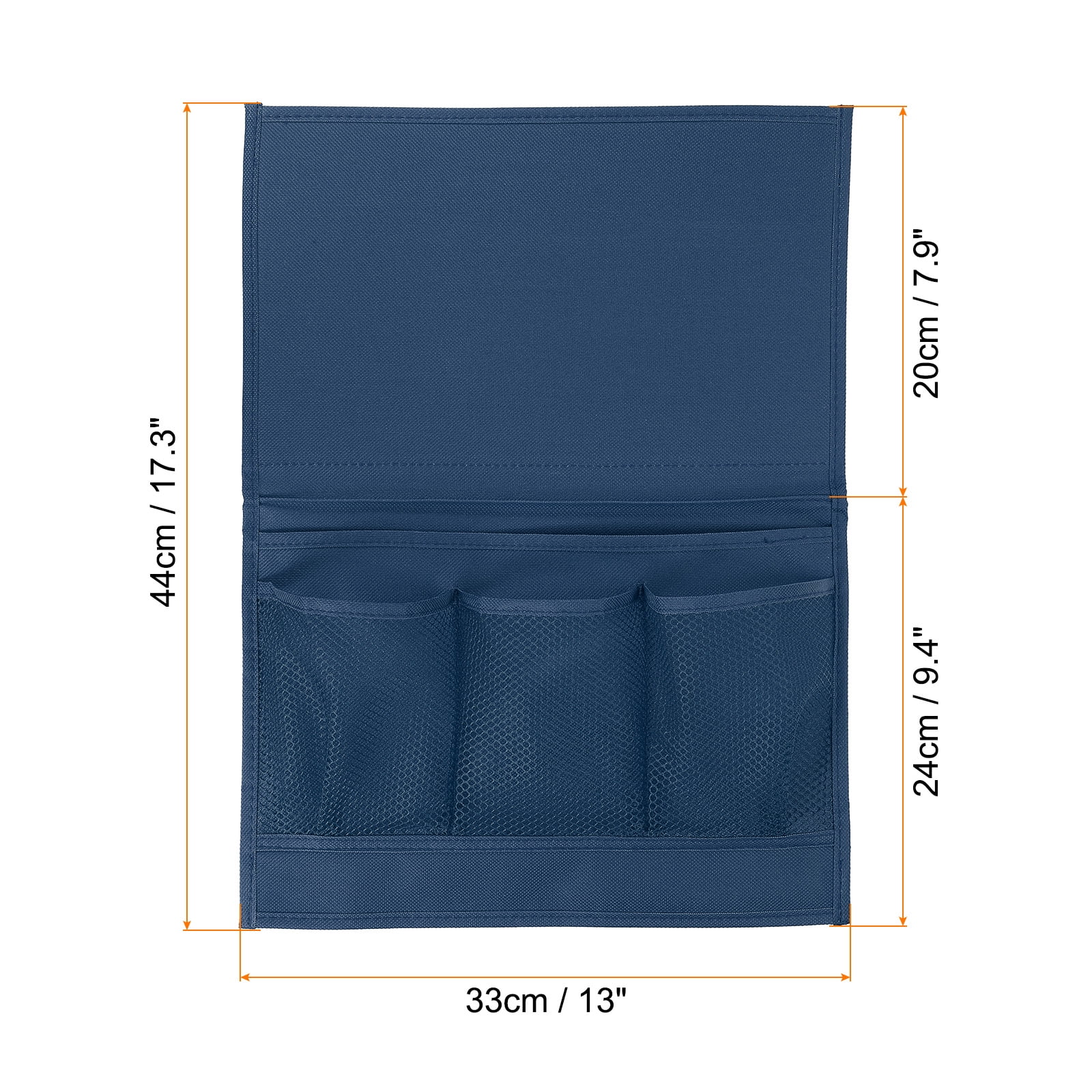 Unique Bargains Bedside Caddy Bed Caddy Hanging Organizer Blue
