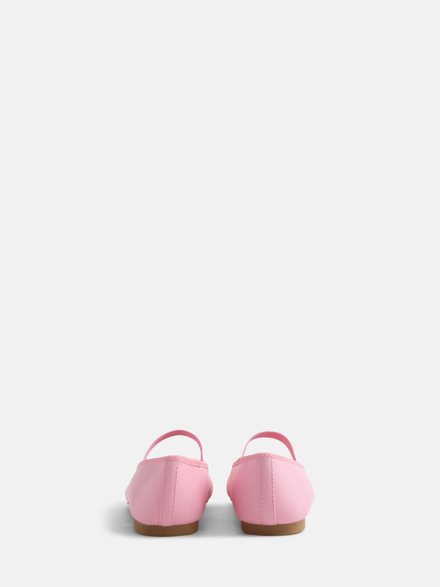 Wonder Nation Girls Bow Ballet Dress Shoes
