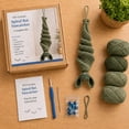 thumbnail image 2 of DIY Crochet Spiral Bat Suncatcher Complete Kit, Halloween Crochet Craft Set with Yarn, Hook, Needle and Step-by-Step Instructions, 2 of 6