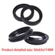 thumbnail image 5 of Kit De Sellos De Aceite Y Guardapolvo De Horquilla Delantera, 3x, 50x63x11mm, Negro, Para Mv Agusta F4, 5 of 8