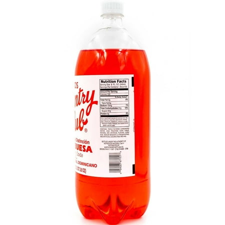 (4 Pack) Country Club Club Raspberry Soda, 2 L, 1 Count