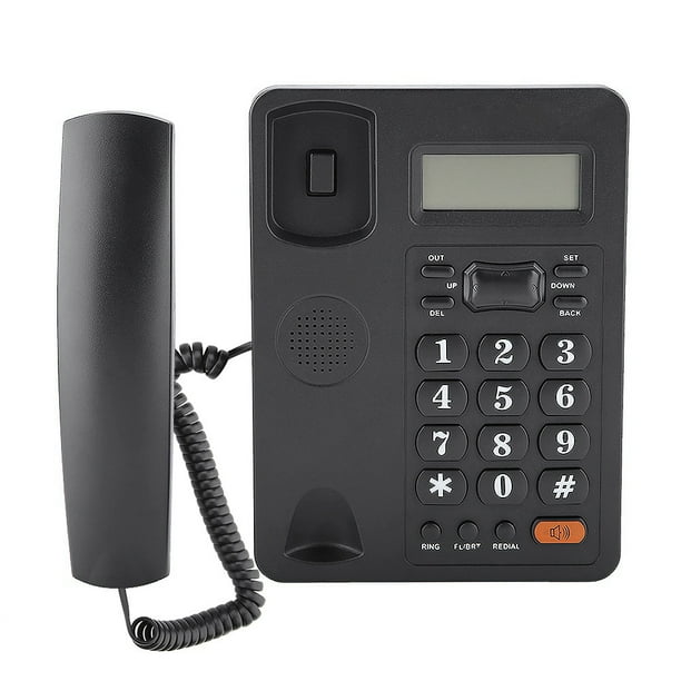 KX-T8207 Teléfono Con Cable En Inglés Negro, Teléfono Fijo Con Identificador De Llamadas, Teléfono Fijo Remarcable, Teléfono De Casa, Teléfono De Oficina