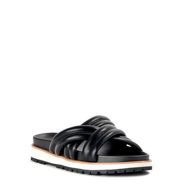 braided two band sandals