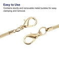 thumbnail image 4 of Uxcell Purse Chain Strap, 43"x0.13" Purse Straps Shoulder Replacement Strap DIY, Gold, 4 of 5