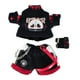 thumbnail image 2 of Ropa para muñeca bebé 1:12 Hugo Vestido Negro, 2 of 8