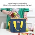 thumbnail image 6 of Insulation Bag, Picnic Bag, Outdoor Cloth Ice Pack, Thickened Design, Travel and Camping, Perfect for Families, Keeps Items Cold, Durable Insulated Cooler Bag, Ihhxbz | Navy, 6 of 8