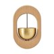thumbnail image 2 of Timbre de puerta de madera creativo y único para el hogar. oval, 2 of 9