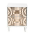 thumbnail image 4 of Baxton Studio Louetta Coastal Nightstand, 2-Drawer, White, 4 of 9