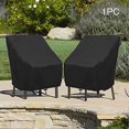 thumbnail image 3 of Protective Cover for Stackable Garden Chairs, Patio Cover Anti-UV/Windproof/Waterproof 210D Oxford, 3 of 5