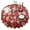 Red Strawberry Plants-1, variant on Red Strawberry Plants Fruit Dot Round Tablecloth 60"x60",Wrinkle Wipeable Table Cloth for Kitchen Dining Room Picnic Patio Party