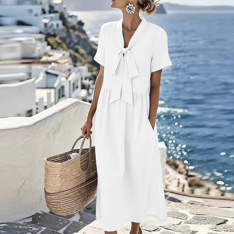 midi dress for church Christie modest  JanieLanie Church Suits For Less Women's Midi Church Dresses |