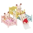 thumbnail image 2 of Literas triples Calico Critters Ternurines con almohadas y edredones, 2 of 5