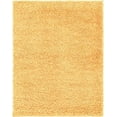 thumbnail image 6 of Unique Loom Davos Shag Collection Area Rug - Solid (7' 10" x 10' Rectangle Sun Yellow), 6 of 7