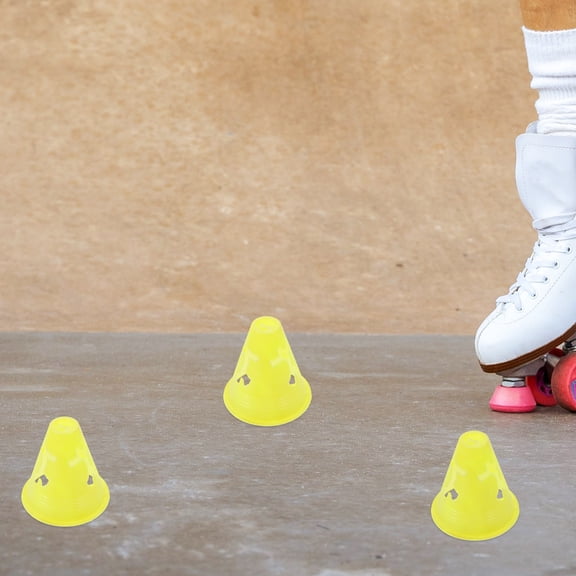 12pcs Roller Skating Training Markers Small Cones Roller Football Skating Marker Cup