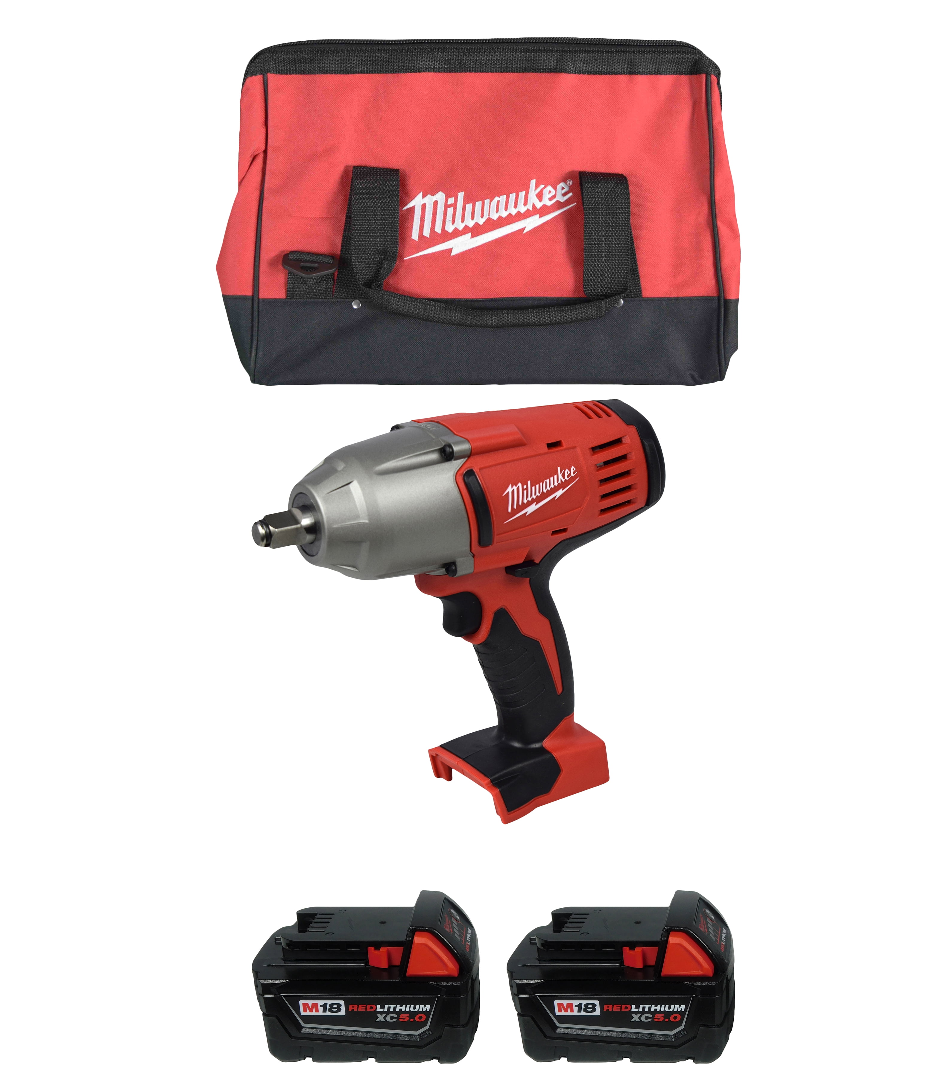 Milwaukee 266320 1/2" High Torque Impact Wrench 2Pc. 48111850 5.0Ah