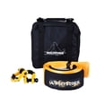 thumbnail image 1 of WOLFSTORM 4" 20FT Tow Strap with 3/4" Orange D Ring Shackle Storage Bag Kinetic Recovery Rope Kit, 1 of 8