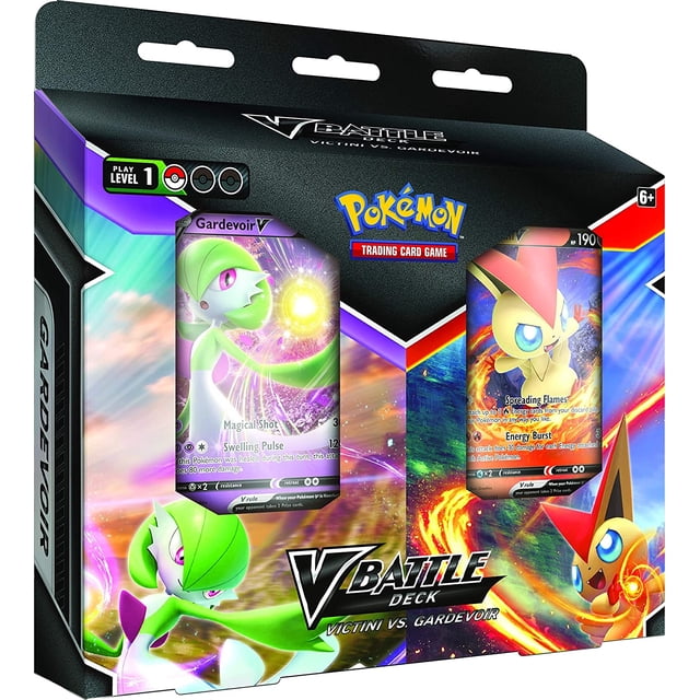 Baraja de Combate Pokémon V Pokémon Victini contra Gardevoir