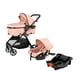 thumbnail image 1 of Carriola con Autoasiento Reversible y Reclinable con bambineto King D'Bebe - Rosa, 1 of 8
