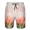thumbnail image 3 of Goofa Hello Spring Printed Mens Swim Trunks Summer Quick Dry Short Beach Swimwear Bathing Suits-Medium, 3 of 9