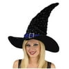 Glitter Witch Hat With Purple Band